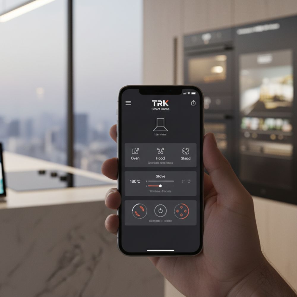 اپلیکیشن TRK بر روی موبایل برای کنترل لوازم خانگی